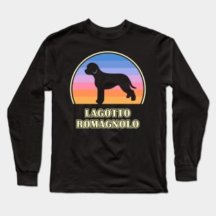 Lagotto Romagnolo Vintage Sunset Dog Long Sleeve T-Shirt